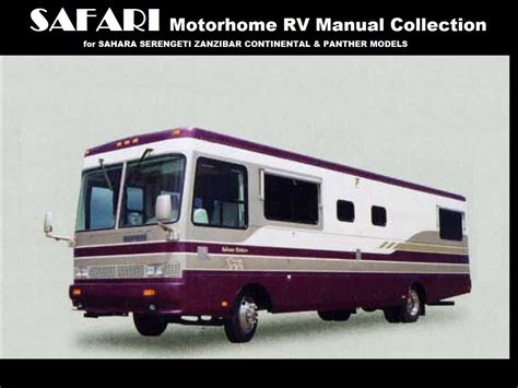 safari motorhome parts and manuals.